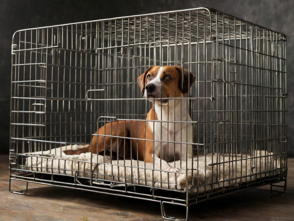 high anxiety dog crate